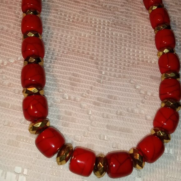 COLORFUL SET OF 2 BEADED 8" INCH NECKLACES - Picture 4 of 7